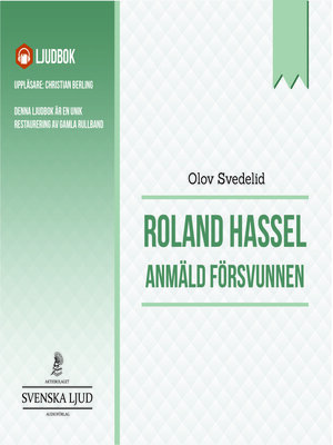 cover image of Anmäld Försvunnen